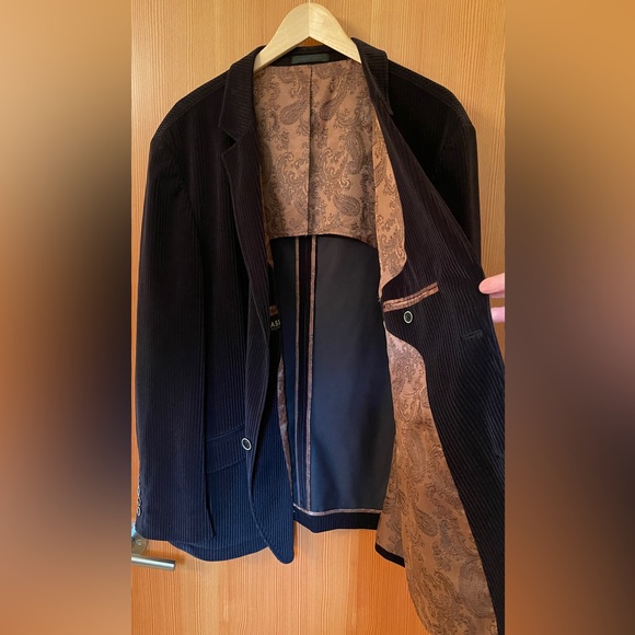 Assets Andrew Fezza black corduroy blazer - Size 50R - Picture 2 of 16